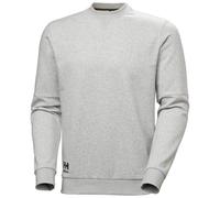 Helly-Hansen Evo - Felpa da uomo, comfort premium, tecnologia anti-umidità, tessuto resistente, abbigliamento casual versatile, 932 Grigio Melange, Large