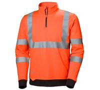 Helly Hansen Felpa con cappuccio 79096 Addvis Half Zip Sweatershirt 260 Orange 3XL