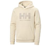 Helly Hansen Felpa con Cappuccio Unisex Jr HH Logo 3.0, Crema, 13