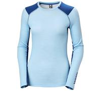 Helly Hansen Donna Lifa Merino Midweight Crew, Blu, XL