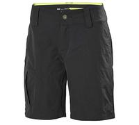 Helly Hansen Donna Pantaloncini HH Cargo Asciugatura Rapida, 30, Ebano