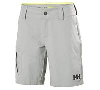 Helly Hansen Donna Pantaloncini HH Cargo Asciugatura Rapida, 28, Grigio nebbia