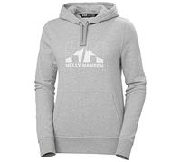Helly Hansen Femmes Sweat à capuche graphique W Nord, Gris Mélange, M