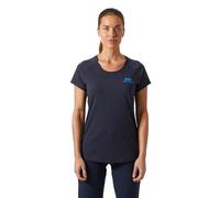 T-shirt Helly Hansen Nord Graphic Drop manica corta blu grigiastro donna - S