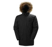 Helly Hansen, Giacca 3/4 con Cappuccio, Abbigliamento Termico Ottima per l'Uso Quotidiano, Termoisolante, Impermeabile e Traspirante Uomo, Nero, 2XL
