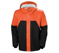 Helly Hansen Giacca antipioggia 70283 Storm Fishing Rain Jacket 299 Arancione scuro/Nero XXL