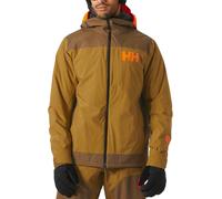 Helly-Hansen - Giacca da sci impermeabile e isolante in PrimaLoft Balck Eco® - Powdreamer 2.0 Jacket Sepia per Uomo - Taglia S - Marrone