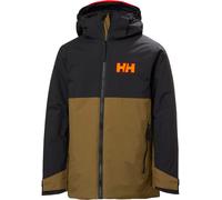 Helly-Hansen - Giacca da sci impermeabile e isolante in Primaloft® Black Eco - Jr Traverse Jacket Sepia - Taglia Bambino 10a - Marrone