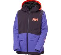 Helly-Hansen - Giacca da sci impermeabile, traspirante e isolante in Primaloft® Black Eco - W Powchaser 2.0 Jacket Black Grape per Donne in Pelle - Taglia S - Viola