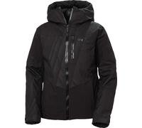 Helly-Hansen - Giacca da sci impermeabile, traspirante e isolante in Primaloft® Black Eco - W Valdisere 3.0 Jacket Black Embossed Stripes per Donne in Poliestere Riciclato - Taglia M - Nero