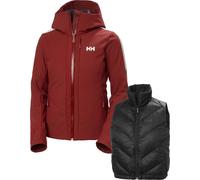 Helly-Hansen - Giacca di protezione 3 in 1 - W Avanti 3In1 Softshell Jkt Mars Red per Donne in Softshell - Taglia S - rosso