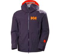 Helly-Hansen - Giacca di protezione impermeabile e traspirante - Sogn Shell 2.0 Jacket Black Grape per Uomo in Pelle - Taglia L - Viola