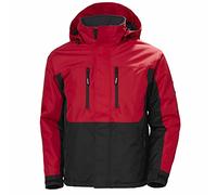 Helly-Hansen Giacca invernale isolante Berg Uomo Workwear, 130 Hh Rosso/Nero, 4X-Large