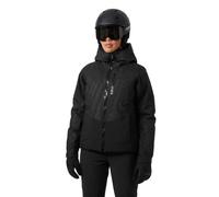 Helly-Hansen - Giacca da sci impermeabile, traspirante e isolante in Primaloft® Black Eco - W Valdisere 3.0 Jacket Black Embossed Stripes per Donne in Poliestere Riciclato - Taglia M - Nero