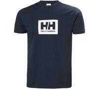 T-shirt Helly Hansen Box T 2.0 manica corta blu notte bianco - L