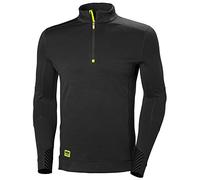 Helly Hansen Hh Lifa 1/2 Zip, Helly Hansen Workwear Uomo, Nero, XXL