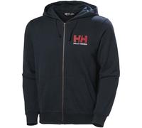 Felpa con cappuccio Helly Hansen Logo Full Zip 2.0 blu navy rosso - L