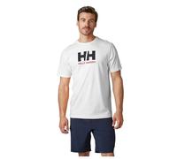 Helly Hansen HH Logo T-Shirt, Maglia a Maniche Corte, Design Sportivo e Casual, S, Bianco (White)