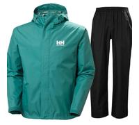 Helly Hansen HH Rain/Seven J giacca impermeabile, uomo, nero/verde