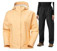 Helly Hansen HH Seven J/Rain giacca impermeabile, donna, nero/miami peach