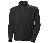 Helly Hansen Hommes Daybreaker 1/2 Polaire à fermeture éclair, Noir 2.0, S