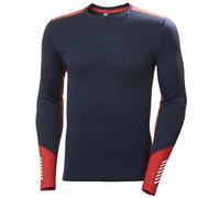 Helly Hansen Hommes Lifa Merino Poids Moyen Crew, Bleu Marine, M