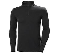 Maglietta di base Helly Hansen Lifa Merino Midweight Half Zip nero - XL