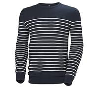 Pullover Helly Hansen Skagen manica lunga blu navy bianco - S