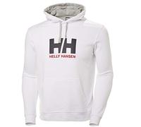 Helly Hansen Hommes Sweat à capuche avec logo HH, Blanc, S