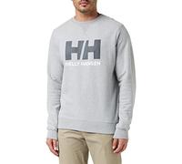 Helly Hansen Hommes Sweat-shirt ras du cou avec logo HH, Gris Mélange, M