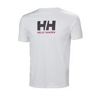 Helly Hansen Hommes T-shirt avec logo HH, Blanc, M