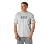 Helly Hansen HH Tech Graphic T-Shirt 2.0, Grigio Nebbia, L Uomo