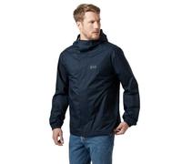 Giacca sottile con cappuccio Helly Hansen Vancouver Rain blu scuro - S