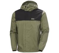 Giacca sottile con cappuccio Helly Hansen Vancouver Rain verde mimetico - XL