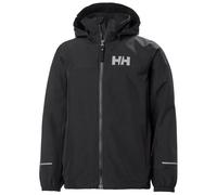 Helly Hansen JR Juell, giacca da pioggia, bambino, nero 128 Black