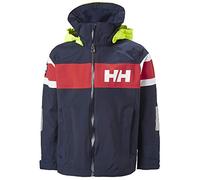 Helly Hansen Junior Unisex Giacca Impermeabile Salt 2, 14, Marina Militare