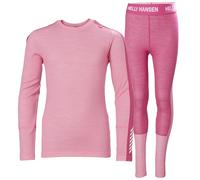 Helly Hansen Junior Unisexe Jr LIFA Merino Poids Moyen Set, Rose Sucre, 16