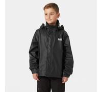 Helly Hansen Juniors' Moss Rain Jacket - Black/Ebony - 146