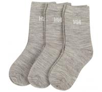 Helly Hansen - Kid's Wool Sock Basic 3-Pack - Calze casual EU 32-35 grigio
