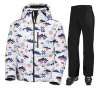 Helly Hansen Kvitfjell/Legendary completo sci, uomo, bianco/nero