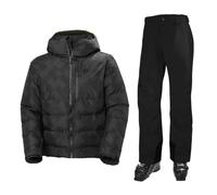Helly Hansen Kvitfjell Race Puffy Set da sci, uomo, sort