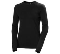 Helly Hansen Lifa Merino Knitevo maglia girocollo, donna, nero 38(M) Black
