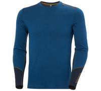 Helly Hansen Lifa Merino Maglia girocollo di peso medio, uomo, blu L(52) Dark Blue