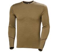 Helly Hansen Lifa Merino Midweight Crew, completo, uomo, marrone S(48) Sepia