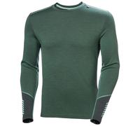 Helly Hansen Lifa Merino Midweight Crew, completo, uomo, verde scuro S(48) Jungle Green