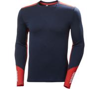 HELLY HANSEN Lifa Merino Midweight Crew - Uomo - Blu / Rosso - Taglia XL- modello 2025