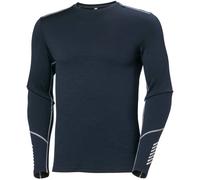 Maglia intima Helly Hansen Lifa Merino Midweight Crew manica lunga blu oceano - S