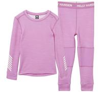 Helly-Hansen Lifa Merino Set - Set intimo termico per bambini, unisex, caldo e traspirante, per avventure all'aria aperta, 089 Meta Rosa, 1