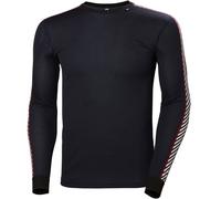 Sottomaglia Helly Hansen HH Lifa Stripe Crew manica lunga nero bianco rosso - S