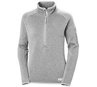 Helly Hansen Maglia da Donna Varde 2.0 1/2 Zip, 853 Grigio Nebbia, L Giacca con Mezza
